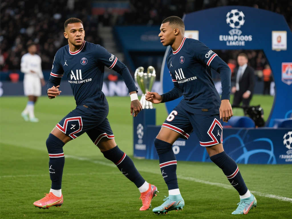 法甲球员欧冠半决赛出场次数排行：马尔基尼奥斯7次领跑，姆巴佩紧随其后6次